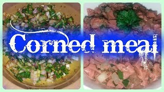 Corned meal Viande de poulet recette [upl. by Willyt434]