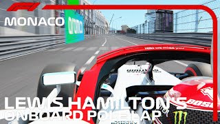 2019 Monaco Grand Prix Lewis Hamiltons Pole Lap  assettocorsa [upl. by Aicetal133]