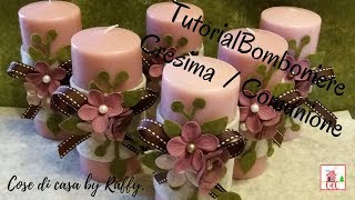 Tutorial bomboniere CresimaComunione [upl. by Goldie260]