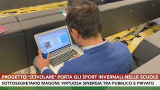 Progetto Scivolare porta sport invernali nelle scuole [upl. by Kolnick]