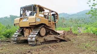 Excellent Work CAT D6R XL Bulldozer Operator Works to Smooth Plantation Roads 💪💪💪💪 [upl. by Nevar527]