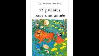 Brèves de poésie  Catherine Paysan  52 poèmes pour une année  Hiver 1 [upl. by Enilra]