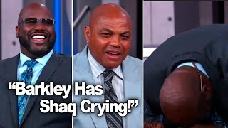 Charles Barkley and Shaq Funny Moment as Chuck DESTROYS PELICANS [upl. by Tnirb]