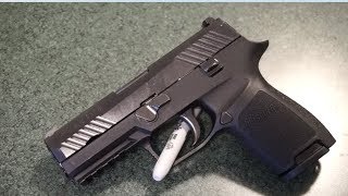 Sig Sauer P320 Nitron Compact 40 SampW Tabletop Review [upl. by Glenda37]