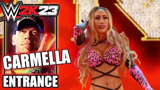 WWE 2K23 Carmella Entrance Cinematic [upl. by Yrogerg415]