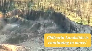 Part 1 images amp video to date youve got to see The Chilcotin landslide is continuing to move [upl. by Airelav]