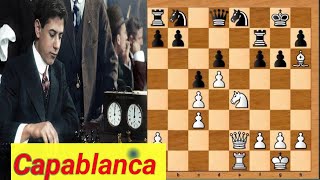 Capablanca vs Hermann Voigtchess board gamescapablanca best chess games capablanca best sacrifice [upl. by Addy]