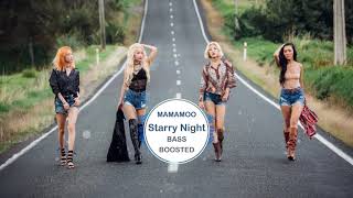 MAMAMOO  Starry Night  BASS BOOSTED  🎧 🎵 [upl. by Onitrof]