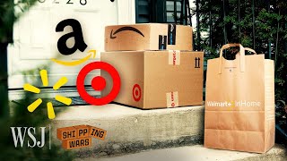 We Tested Walmart Target and Amazon’s Delivery Speeds  WSJ Shipping Wars [upl. by Hartzell]