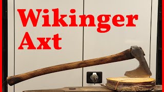 WIKINGER AXT DIY Wie man eine Wikinger Axt selber herstellen kann [upl. by Si16]