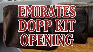 Emirates Dopp  Amenity Kit Opening [upl. by Radie]