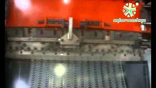 1250 high speed expanded metal mesh machine [upl. by Rossuck]