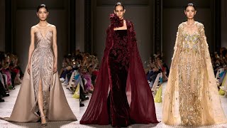 Elie Saab Haute Couture Show Paris Fall Winter 20242025 [upl. by Yendis179]