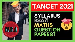 TANCET MBA SYLLABUS  STRATEGY AWARENESS  TANCET MBA [upl. by Renfred]