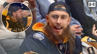 George Kittle Micd Up at Predators Playoff Game 🎤 [upl. by O'Hara34]