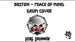 Boston  Peace Of Mind Drum Cover KenG Samurai [upl. by Nussbaum669]