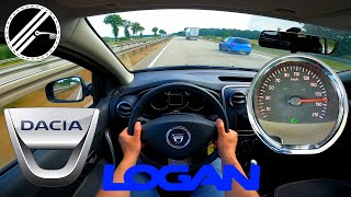 Dacia Logan 2 MCV 09 TCe 90 PS Top Speed Drive On German Autobahn No Speed Limit [upl. by Wadsworth]