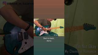 im not okay MCR guitar cover mychemicalromance imnotokay [upl. by Kari]