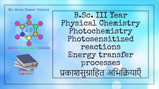 BSc III Year  Photochemistry  Photosensitized reactions  Energy transfer processes [upl. by Ttayw]