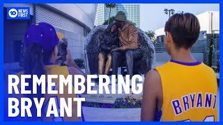 Kobe Bryant Statue Unveiled  10 News First [upl. by Khalsa898]