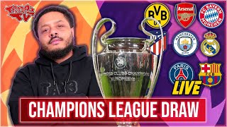 The CHAMPIONS LEAGUE Quarter Final amp Semi Final Draw LIVE WTroopz [upl. by Cirilla529]