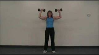 Shoulder Exercises The Overhead Dumbbell Press [upl. by Alten713]