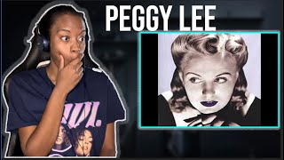 first time hearing Peggy LeeFeverREACTION reaction [upl. by Nylarak]