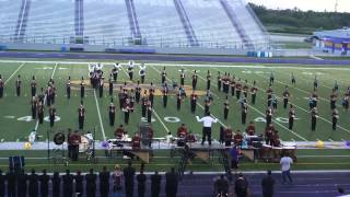 Donna High School Mighty Marching Redskin Band at Pigskin Competition 2014 [upl. by Genna84]