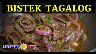 Bistek Tagalog  Beefsteak  Filipino Beef Steak Recipe [upl. by Litnahc]