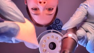 ASMR Dermatologist Microneedling Your Face  Skin Exam [upl. by Ardnikat430]