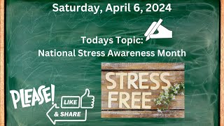 The Peak Wellness Hour Topic National Stress Awareness Month [upl. by Dalis615]