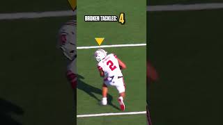 COUNT The Broken Tackles 💪 collegefootball cfb football [upl. by Nancey]