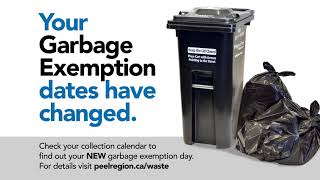 Your Garbage Exemption dates have changed [upl. by Bjork]