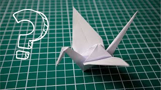 Origami Kranich Falten leicht  Wie Man Origami Macht ✔️ [upl. by Sreip161]