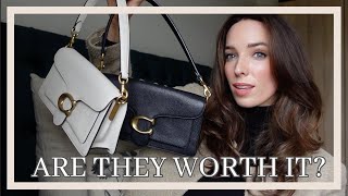 COACH TABBY 2 Years REVIEW  DISCOUNT CODES  What fits  Best Luxury Handbags Under €500 in 2023 [upl. by Anin]