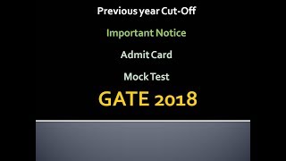 Alert  GATE 2018  Mock test [upl. by Femi]