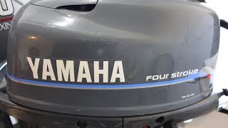 How to Service a 4 stroke Yamaha Outboard Engine [upl. by Sllew532]