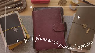 FALL PLANNER amp JOURNAL LINEUP  common planner hobonichi amp travelers notebooks [upl. by Damara]