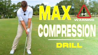 The Best Drill To Stay Down And Compress The Golf Ball Like The Pros [upl. by Dlorej]