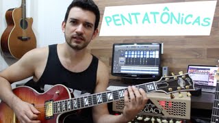 ESCALA PENTATÔNICA  CONHECENDO TODO O BRAÇO DA GUITARRA [upl. by Aicilaanna196]