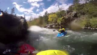 Kayaking the Lower Applegate River Oregon Applegate Dam to Cantrall Buckley 250cfs [upl. by Dranal114]