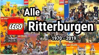 Alle LEGO Ritterburgen 19702019  Castle Kingdoms System  Brickstory [upl. by Frodin223]