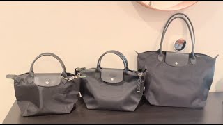 Longchamp Le Pliage Collection amp Comparisons Neo Green Line Energy Line [upl. by Ahmed591]