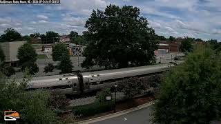 Amtrak 81 passes through Rocky Mount NC [upl. by Duntson]