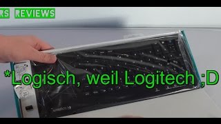 Lars Reviews  Logitech K400r Wireless Touch Keyboard Tastatur HD Deutsch [upl. by Alex916]