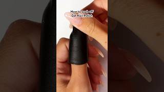 How to remove Gel Nail Polish using the soak off method 💅Full tutorial on YouTube shorts tutorial [upl. by Oelgnaed]