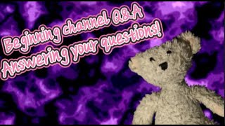 Answering your questions Starter QampA [upl. by Barthelemy]