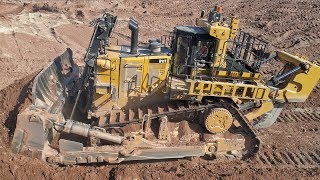 Caterpillar D11T Dozer Working [upl. by Atinoj]