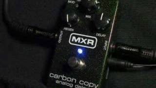 MXR Carbon Copy Analog Delay [upl. by Llerrom]