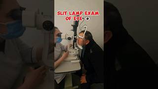 Slit Lamp EXAM of EYE 👁 eyecheckup eyes eyedoctor opthalmology mbbs mbbslife mbbsstudent [upl. by Essilec]